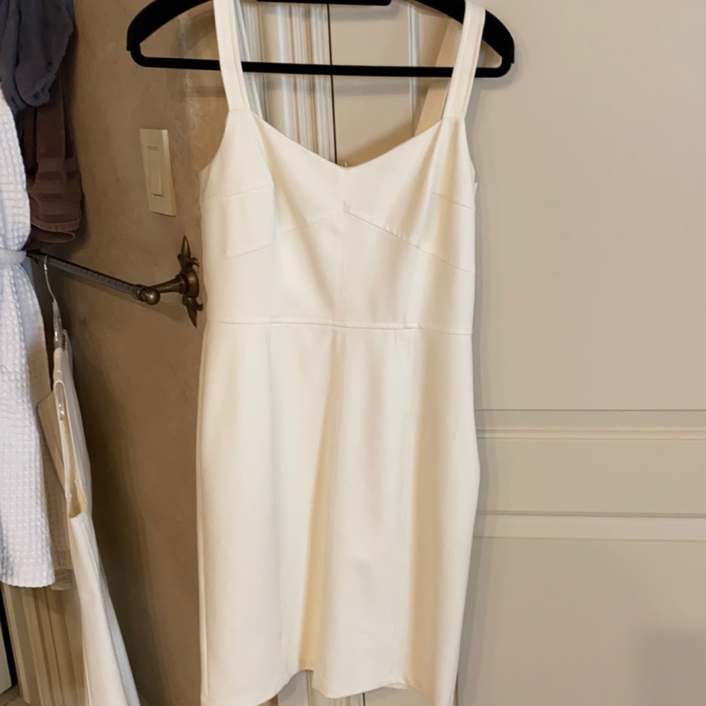 Boston proper white dress